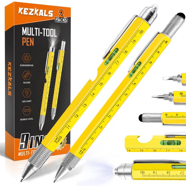 Gifts for Men, Stocking Stuffers for Men, Multitool Pen 9