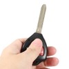 4 Buttons Car Remote Control Key Replacement Black Fits for