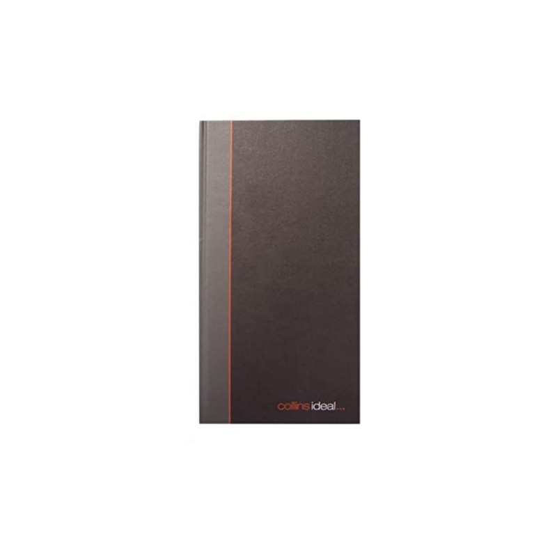 Collins Ideal Single Cash Manuscript Book - 192 Pages, Black