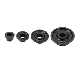 KONKENIE 4PCS Universal Wheel Balancer Standard Taper Cones Kit Wheel Balancer Cone Set for 36mm Shaft,Steel Tire Balancer Adapter Cones Set for Car SUV Truck with Hub Bore 1.77"-5.39" Black (36mm)