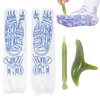 FSWWSF Reflexzonen Socken Set fußreflexzonen socken with Acupressure Pen Druckpunkt Socken akupressur socken Für Fuß Reflexzonen Massage Für Eine Verbesserte Fußgesundheit Unisex-Socken