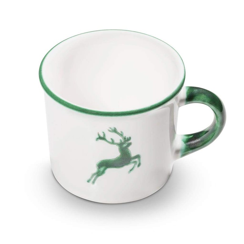 GMUNDNER KERAMIK Coffee Pot Smooth Capacity 0.24 Litres Green Deer