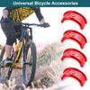 Pack of 4 Bicycle Handlebar Washers, 25.4-31.8 mm Bicycle Handlebar