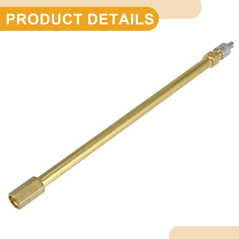 Partuto 2 Pcs 180mm Universal Tire Valve Stem Air Inflation