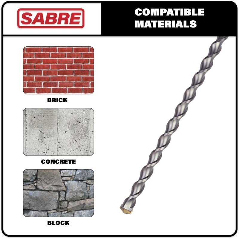 Sabre Tools 1-1/8 Inch x 39 Inch SDS Plus Rotary
