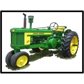 John Deere Model 520 Tractor Metal Sign: 9x12" & Free Shipping