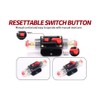 AFOERIT Circuit Breaker 30A Manual Reset - 12V-24V DC for