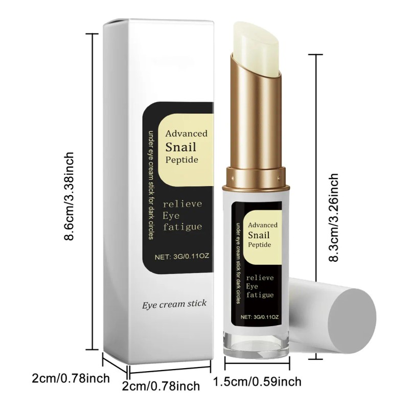 Advanced Snail Peptide Colágeno Firming Eye Cream 2pcs Todo Tipo