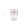 VIA CREMA Espresso Shot Glass (3 Pieces) Coffee Shot Glass