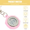 POPETPOP Pocket Watch - Unisex Digital Fob Watch Hanging Lapel