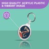 Destination Vinyl ltd 1 x Round Photo Keyring Beyond the