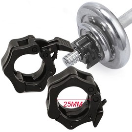 Barbell Clamps - 1 Inch Barbell Collars Quick Release of Locking Weight Clips for Weightlifting Bar