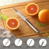 2PCS Grapefruit Knife, Curved Serrated Grapefruit Knife, Stainless Steel Kiwi