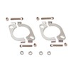 Jxsaboorle 2 Sets 2-1/2 Inch Split Exhaust Flange Repair Kit,2