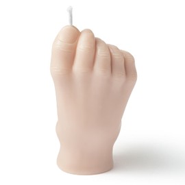 6sisc Mini Foot Candle Inverted Feet Shape Candles Creative Gift Home Aesthetic Decor Pine Fragrance Aromatherapy Natural Soy Wax Material Desk Art Decoration for Bedroom Bathroom Office