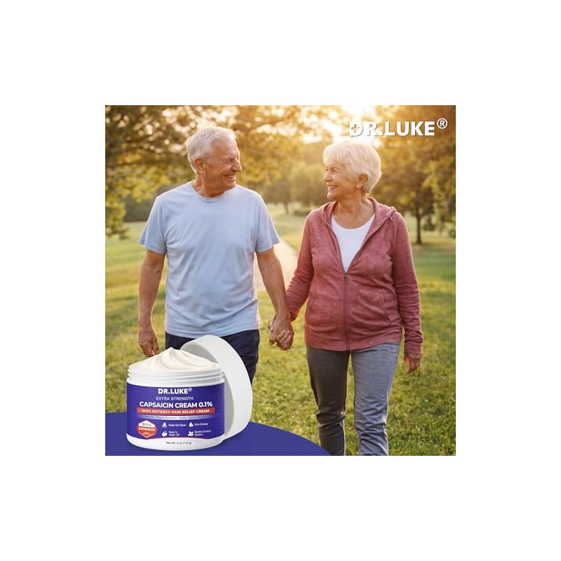 Dr. Luke Capsaicin Cream Extra Strength: Warming Cream with 0.1%