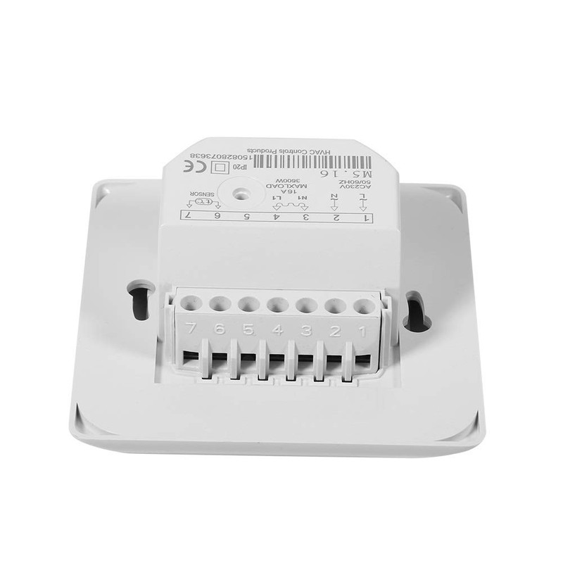 VOBOR Mechanical Room Thermostat, Heating Thermostat Room Floor, Mechanical Thermostat