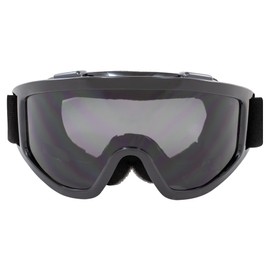 Birdz Eyewear Vulture Padded Fit Over Motorcycle Goggles Anti Fog Shatterproof 2 Pairs Black Frame Smoke & Clear Lens
