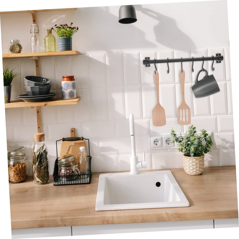 ABOOFAN 1Pc Kitchen Hanging Hook Rack Space Saving Utensil Holder