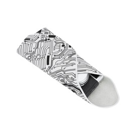 JJC 13.8-Zoll Kamera Schutzhülle, Neopren Kameratasche Objektivschutzhülle Selbstklebendes Tuch, Faltbare Schutzhülle für DSLR Kamera/Lens/Blitz/Phone/Pad, Schaltungsmuster