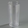 Carlisle FoodService Products Stackable Plastic Tumbler, 16 Ounce, Clear, (Pack