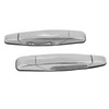 2pcs Exterior Chrome Door Handle ABS Plastic Automotive Outside Door