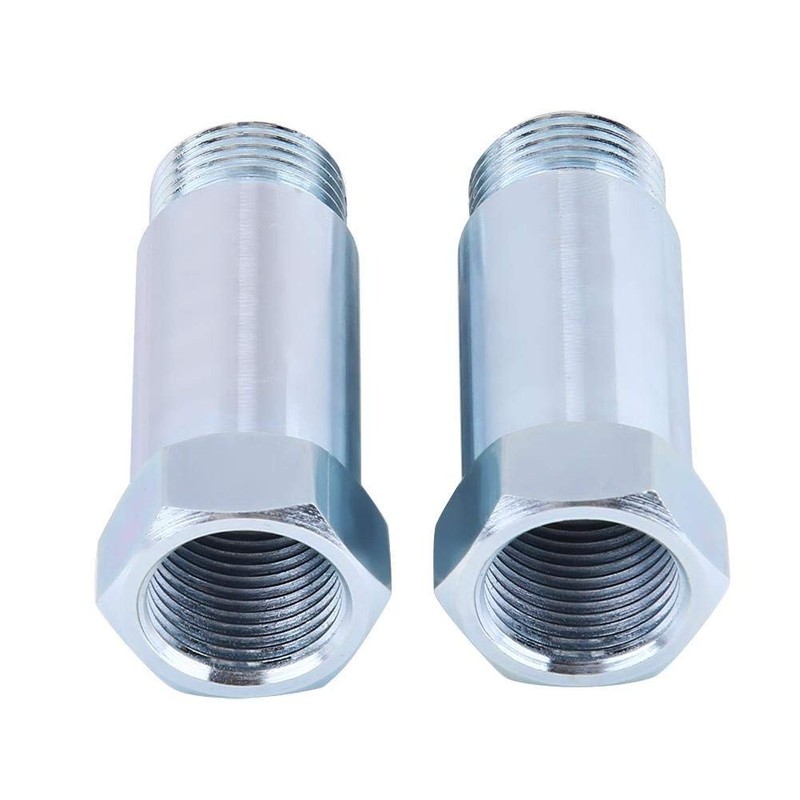 O2 Sensor Spacer Adapter,Universal Stainless Steel Straight O2 Oxygen Sensor