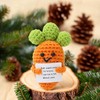 MMNHJHUT Funny Mini Positive Potato,3 Inch Positive Crochet Carrot Toy,Soft