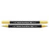 Idena 10856 Brush Marker with Double Tip, 12 Felt Tip