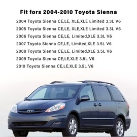 UVYMZY Sienna Left Sliding Door Roller Hinge Compatible with Sienna 2004 2005 2006 2007 2008 2009 2010 Driver Side Center Door Power Roller Assembly Replace 68390-08031