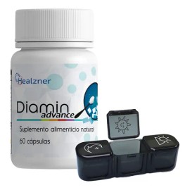 Diamin Advance | Suplemento | Pastillero | 60 Caps (1pza)