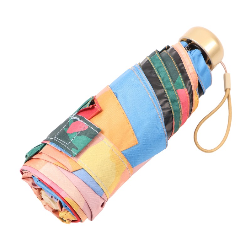 Sun Umbrella Compact Umbrella 5 Level Foldable 6 Ribs Multiuse