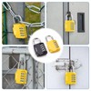 Upgraded Version Combination Lock, [2 Packs] 4 Digit Re-settable Security