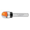 Truper BROU-MC1/2X, Broca para router, media caña con balero, 1/2"