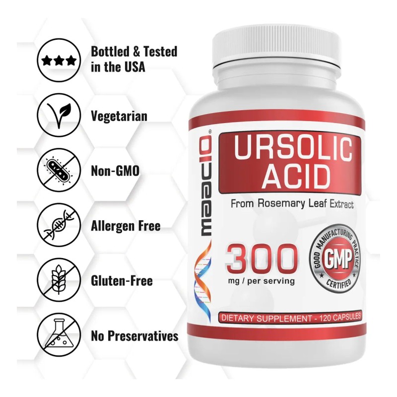 Maac10 cido Urslico 300 Mg Cpsulas 120 Naturales
