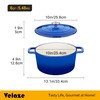 Velaze 6 QT Enameled Dutch Oven Pot with Lid, Cast