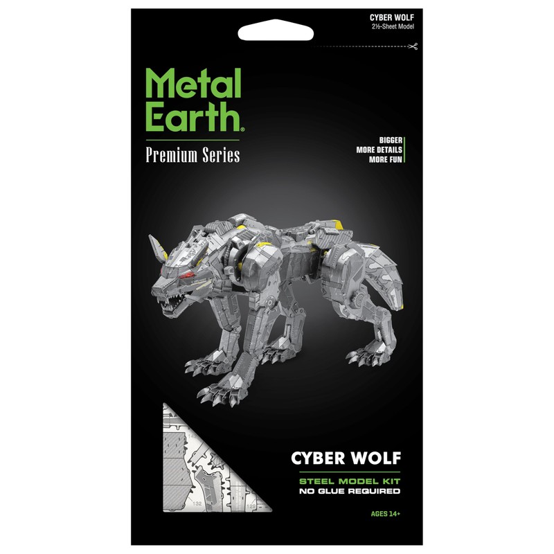 Fascinations PS2020 Metal Earth Metal Construction Kits - Futuristic Wolf