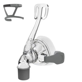 Universal Nasal Pillow Replacement Kit with Headgear - Includes Nasal Cushion, Frame and Elbow/Swivel
