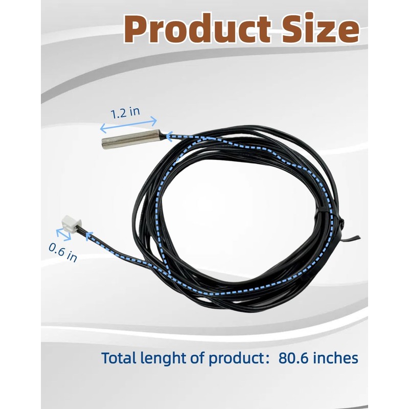 1 Pack 2009853 Ntc Thermistor Assembly for Fixing Either The