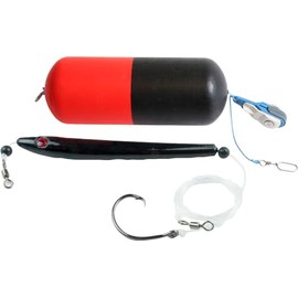 Wiggler Kveiteduppen Kit - Halibut Float Set with Weight 300 g and 500 g Halibut Float (300 grams)