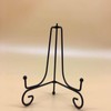 Alvinlite Iron Display Stand,1 Pcs Black Iron Plate Display Photo