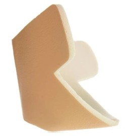 DermaFoam Dressing Foam Non-Adhesive 6"x7" Heel/Elbow #00293E (5/BX)