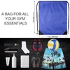 GoodtoU Drawstring Backpack Bulk Drawstring Bags 48 Pcs Blue Draw