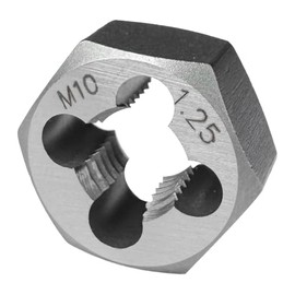 Yamesh M10 x 1.25 Hex Die Rethreading Die Thread Die Carton Steel For Right Hand