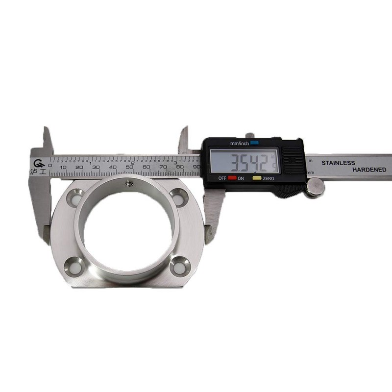 Stainless Steel Floor Flange for 2" Round Stainless Post &