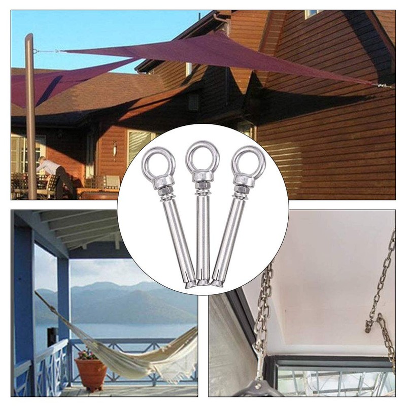 5 Pcs Anchor Eye Bolt Extension Eye Bolt Used to