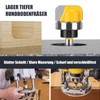 WOBLLMX 6 mm Milling Cutter for Router, Diameter 12.7 mm