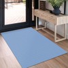 KOZYFLY Washable Entryway Rug 3x5 Ft Area Rugs Cotton Rubber