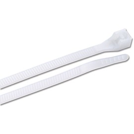 Ancor 199204 Cable Tie, Standard, 8", Natural, 25pc