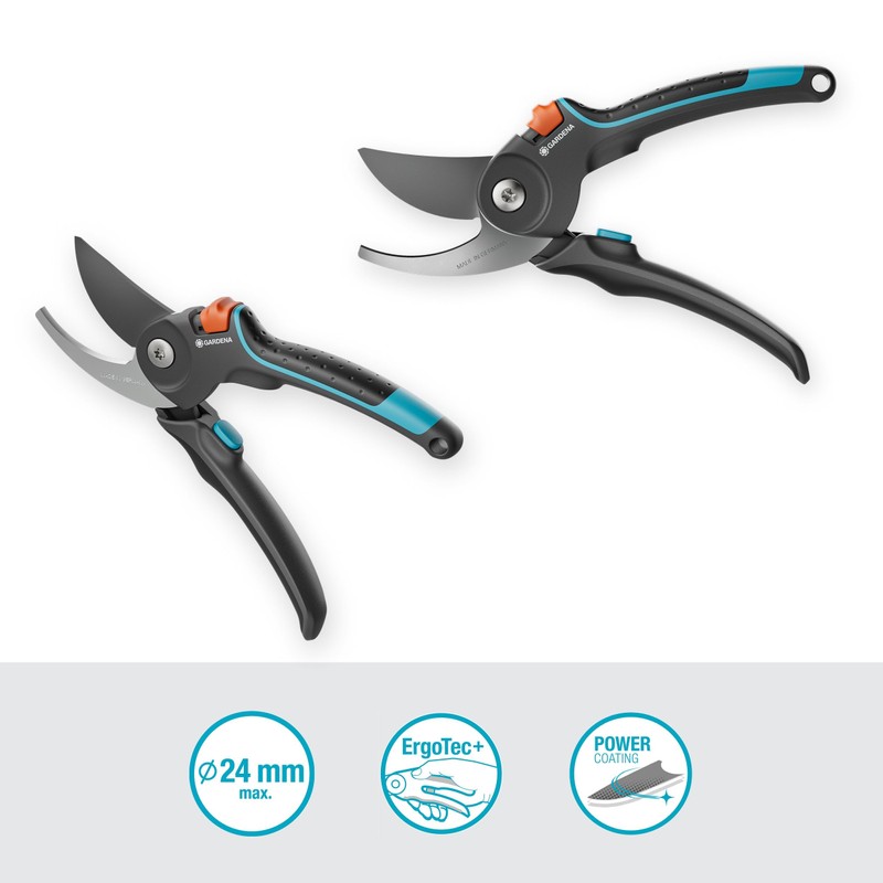 Gardena PremiumCut Pro Pruner Bypass Cut Fresh Wood 24mm Cutting